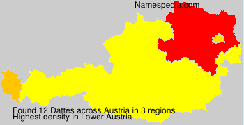 Surname Dattes in Austria