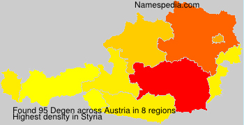 Surname Degen in Austria
