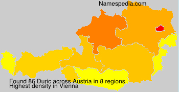Surname Duric in Austria