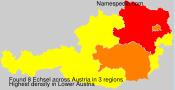 Surname Echsel in Austria Surname Echsel in Austria