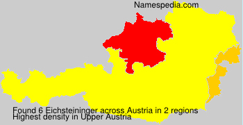 Surname Eichsteininger in Austria