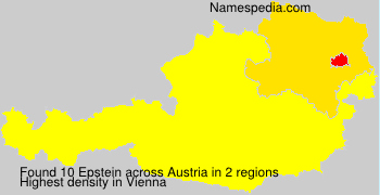 Surname Epstein in Austria