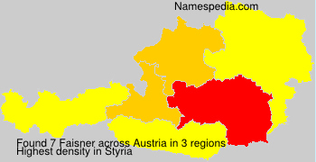 Surname Faisner in Austria Surname Faisner in Austria