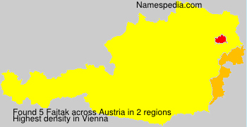 Surname Fajtak in Austria Surname Fajtak in Austria