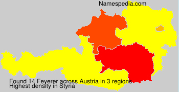 Surname Feyerer in Austria