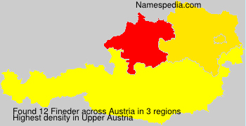 Surname Fineder in Austria Surname Fineder in Austria