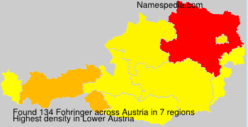 Surname Fohringer in Austria