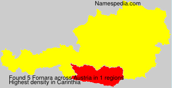 Surname Fornara in Austria