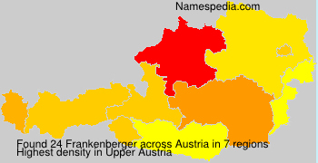 Surname Frankenberger in Austria