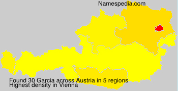 Surname Garcia in Austria
