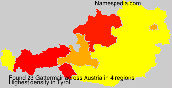 Surname Gattermair in Austria