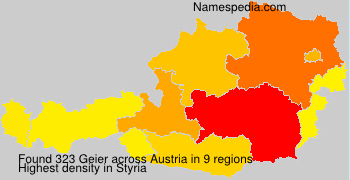 Surname Geier in Austria