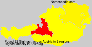 Surname Giglmayr in Austria