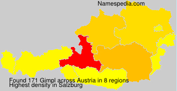 Surname Gimpl in Austria