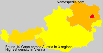 Surname Gnan in Austria