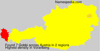 Surname Gobbi in Austria