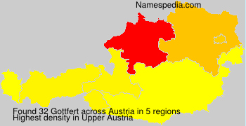 Surname Gottfert in Austria