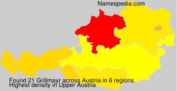 Surname Grillmayr in Austria