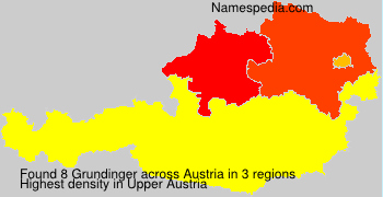 Surname Grundinger in Austria