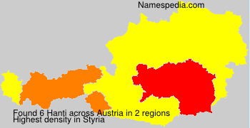 Surname Hanti in Austria