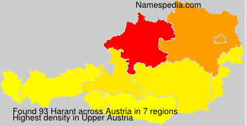 Surname Harant in Austria