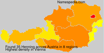 Surname Henning in Austria