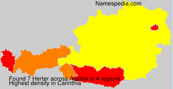 Surname Herter in Austria