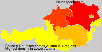 Surname Heuritsch in Austria