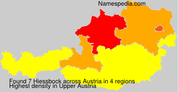 Surname Hiessbock in Austria Surname Hiessbock in Austria