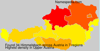 Surname Himmelsbach in Austria