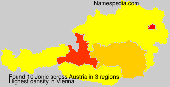 Surname Jonic in Austria