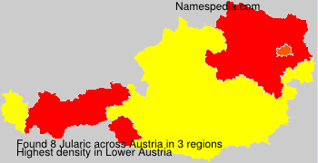 Surname Jularic in Austria