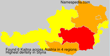 Surname Kajtna in Austria