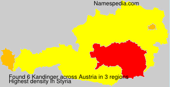 Surname Kandinger in Austria Surname Kandinger in Austria