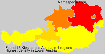 Surname Kies in Austria