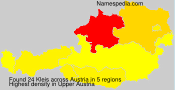 Surname Kleis in Austria