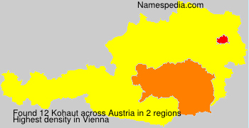 Surname Kohaut in Austria