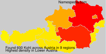 Surname Kohl in Austria