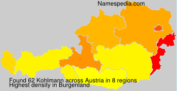 Surname Kohlmann in Austria