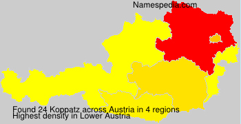 Surname Koppatz in Austria