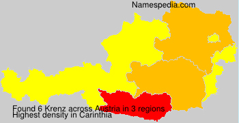 Surname Krenz in Austria