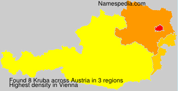 Surname Kruba in Austria