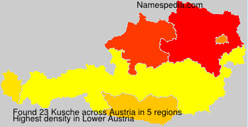 Surname Kusche in Austria