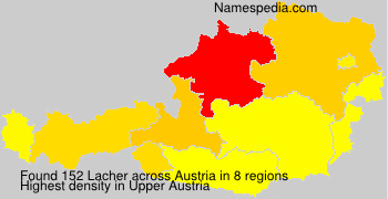 Surname Lacher in Austria