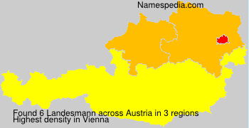 Surname Landesmann in Austria