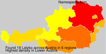 Surname Latzko in Austria