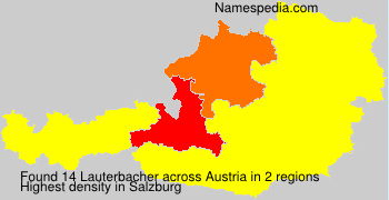 Surname Lauterbacher in Austria