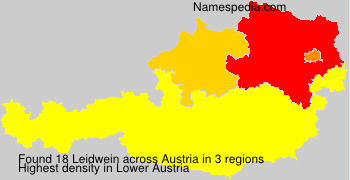 Surname Leidwein in Austria