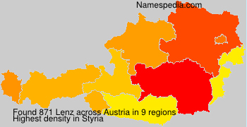 Surname Lenz in Austria