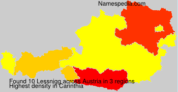 Surname Lessnigg in Austria